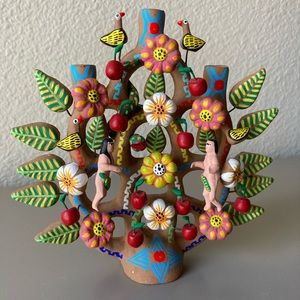 Mexican pottery art sculpture